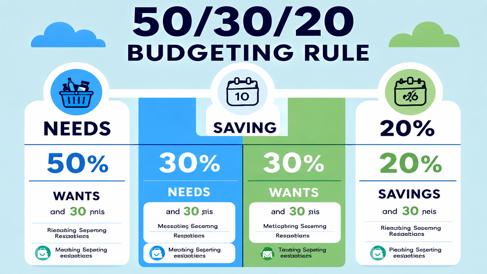 50/30/20 Bugeting Rule