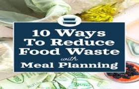 Meal Planning to Reduce Food Waste