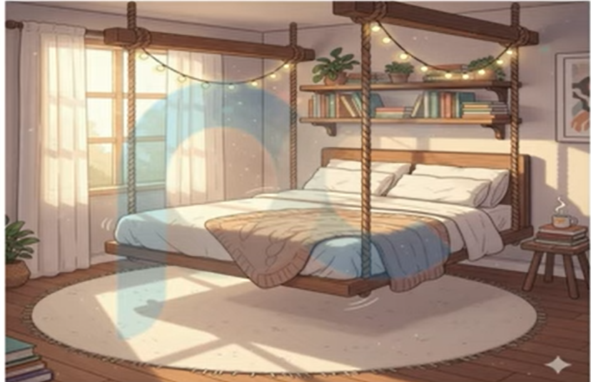 hanging bed