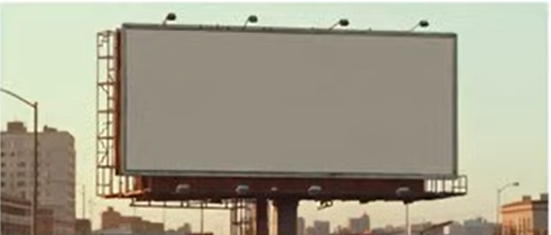 Traditional billboard and radio