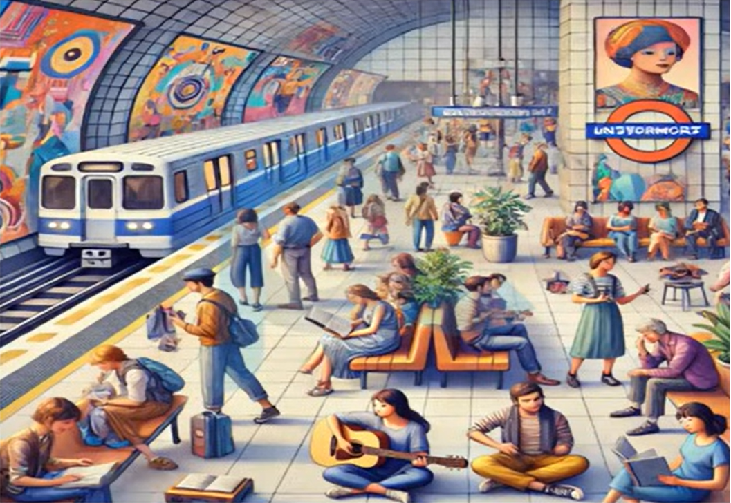Metro Station scene